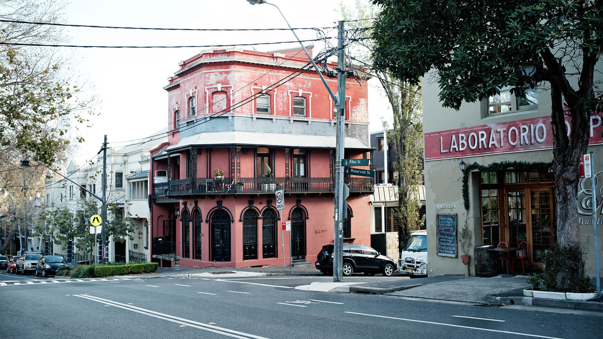 Terracotta building Surry Hills